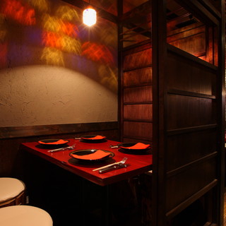 Private room seats where you can enjoy your meal in a relaxed manner ◎