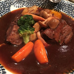 厨 Sawa - ビーフとタンのミックスシチュー¥2500