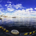 波止場食堂 - 2016/9/9 山下埠頭の秋空