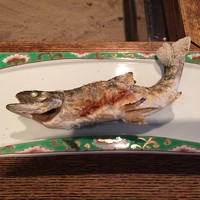 柳家 - あまごの塩焼き
