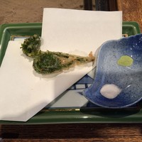 柳家 - こごみの天麩羅