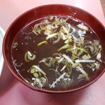 昭和軒 - 201609蛋花炒飯(チャーハン) 大盛り\850 スープ