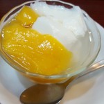中華厨房 久華 - マンゴープリン&杏仁豆腐