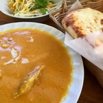 カレー専門店cafe New Delhi - ランチB チキンカレー(780円)(2016.09現在)