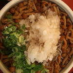 萩の茶屋 - なめこおろし蕎麦(温)