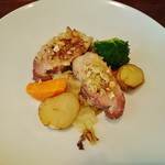 豚もも肉のパン粉焼き