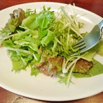 部位ごとに調理法を変える豚肉専門店 グロワグロワ - ドレッシングの度合いが絶妙！