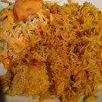 ザイカ・カレーハウス - サラダとプレーンビリヤニ