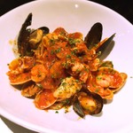 サニー サンデー スタンド - 魚介たっぷりペスカトーレ