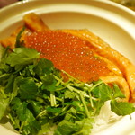 銀座 いっぱし - 鮭ハラスといくら炊き込みご飯