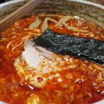 Kuishimbou - 激辛ラーメン（麺固め）アップ