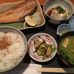 彦膳 - 縞ほっけ一夜干し焼 ¥1,000