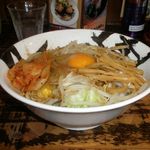 麺屋久兵衛  - 汁なし 832円 にんにく無