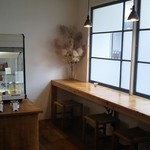 白楽ベーグル - 店内：カフェスペース