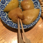 そば家叶 - サービス（あんずの甘露煮）