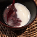 そば家叶 - サービス（あずきとヨーグルト）