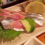 2016年9月　サンマの刺身アップ