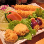 くつろぎ亭ひこべえ  - 2016年9月　ミックスフライ