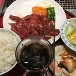 朝鮮飯店 - 焼肉ランチセット 860円＋税
            ライス大盛サービス
            ドリンク コーラ