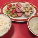 山珍居 - シュウマイ定食 ¥900