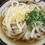 ちく泉 - 冷かけうどん 2玉  310円