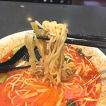 功夫厨房 - マーラー担々麺のリフト、細麺です。