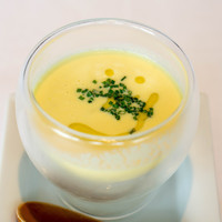 KINOE - とうもろこし（恵味）の冷たいポタージュ　スープものは必ず1品入れます！間違いなく美味いので(*^^*)