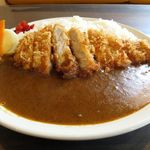 カレー一家 - カツカレーのアップ