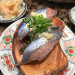 回転すし北海道 - １枚目の秋刀魚(240)
