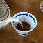 石臼挽き蕎麦香房 山の実 - 蕎麦湯