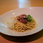 らーめん芝浜 - 生揚醤油のまぜそば（小麦三昧）