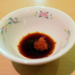 らーめん芝浜 - 上州辛味大根のつけめん（小麦三昧）