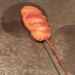 串揚げ 依知川 - 青森県産にんにく