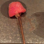 串揚げ 依知川 - スモークサーモンとチーズ