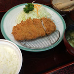 とんかつ竹亭 - ロースかつランチ800円（税別）