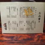 中華めん処 道頓堀 - H28.8　メニュー