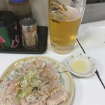 赤城 - 中生、ガツ刺し201607