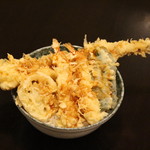 名物穴子海老天丼