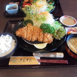 かつ屋まんてん - ローストンカツ定食1200円