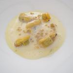 エスキス - モンサンミシェル産ムール貝　セロリのヴルーテ