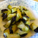 杉ケ瀬ヤナ - 茄子の浅漬けがまた美味しいです