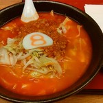 ８番らーめん - 野菜トマトラーメン＆チーズトッピング