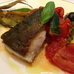 北島亭 - マナガツオのポアレ ラタトゥイユ添え