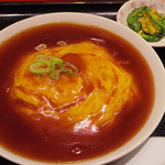Gosei Shunka - 【ランチ】 麺飯セット（台湾ラーメン＋天津飯） \780