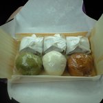 大木菓子舗 - 饅頭３種と栗きんとん