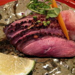 草喰 なかひがし - １０月【強肴】フランス産鴨の炭火焼