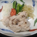 銀座 菊正 - 野菜と豚ロースのしゃぶしゃぶ