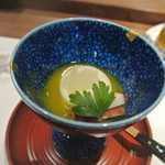 日本料理 潤花 - ２０１６年９月１０日　先付け　大根うさぎ