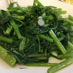 金品茶樓 - 空芯菜炒め