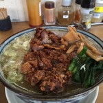 食い味の道有楽 - 丸鶏スープ(塩味)ラーメン、排骨はイベリコ豚